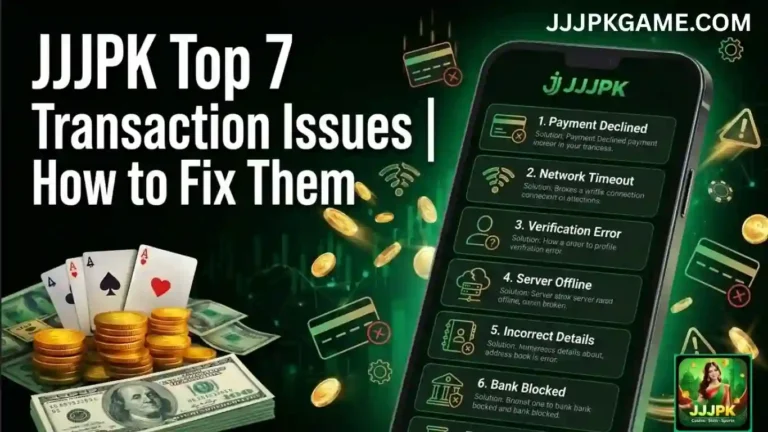 JJJPK Game Transection Issues